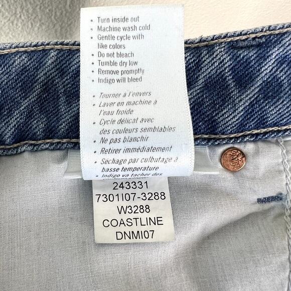 PAIGE Noella Straight Leg Jeans Coastline Medium Wash Soft Cotton Lyocell sz 26 - Picture 7 of 7